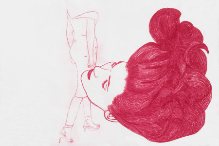 hair | garego Artprints – art for everyone! | Gabriela Goronzy | Hair - GM-gg-0057 | Category figure human