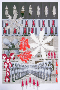 Collage garego Artprints Artdealer – Gabriela Goronzy | Collage I - GM-gg-0033 |Kategorie Figur Mensch | Kategorie Ornament