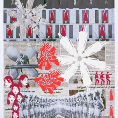 Collage garego Artprints Artdealer – Gabriela Goronzy | Collage I - GM-gg-0033 |Kategorie Figur Mensch | Kategorie Ornament