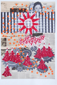 Collage II | garego Artprints – Kunst für Alle! | Gabriela Goronzy | Collage II - GM-gg-0037 | Kategorie Figur Mensch | Kategorie Ornament