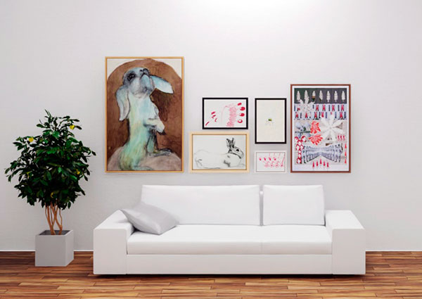 formats and prices |garego Artprints Motifs in floating frames | 6 colors |
