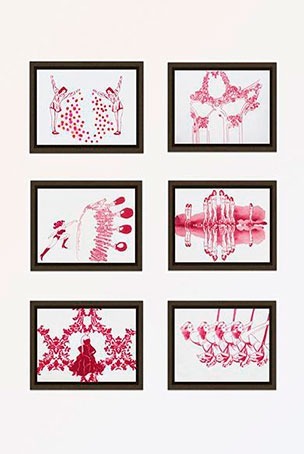 6 Bilder|garego Artprints|30x20cm|Schattenfugenrahmen|Erle braun|Motive|Gabriela Goronzy|Kunst online|